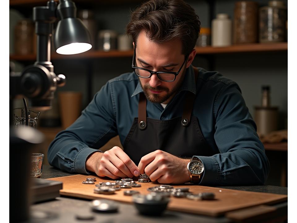 Maestro relojero en taller AndinoTime Crafts