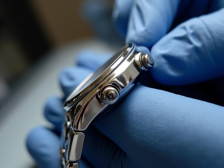 Reparación y pulido de brazalete de acero
